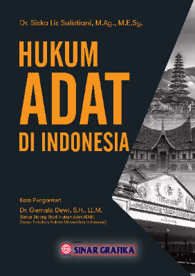 Sampul buku Hukum Adat di Indone...