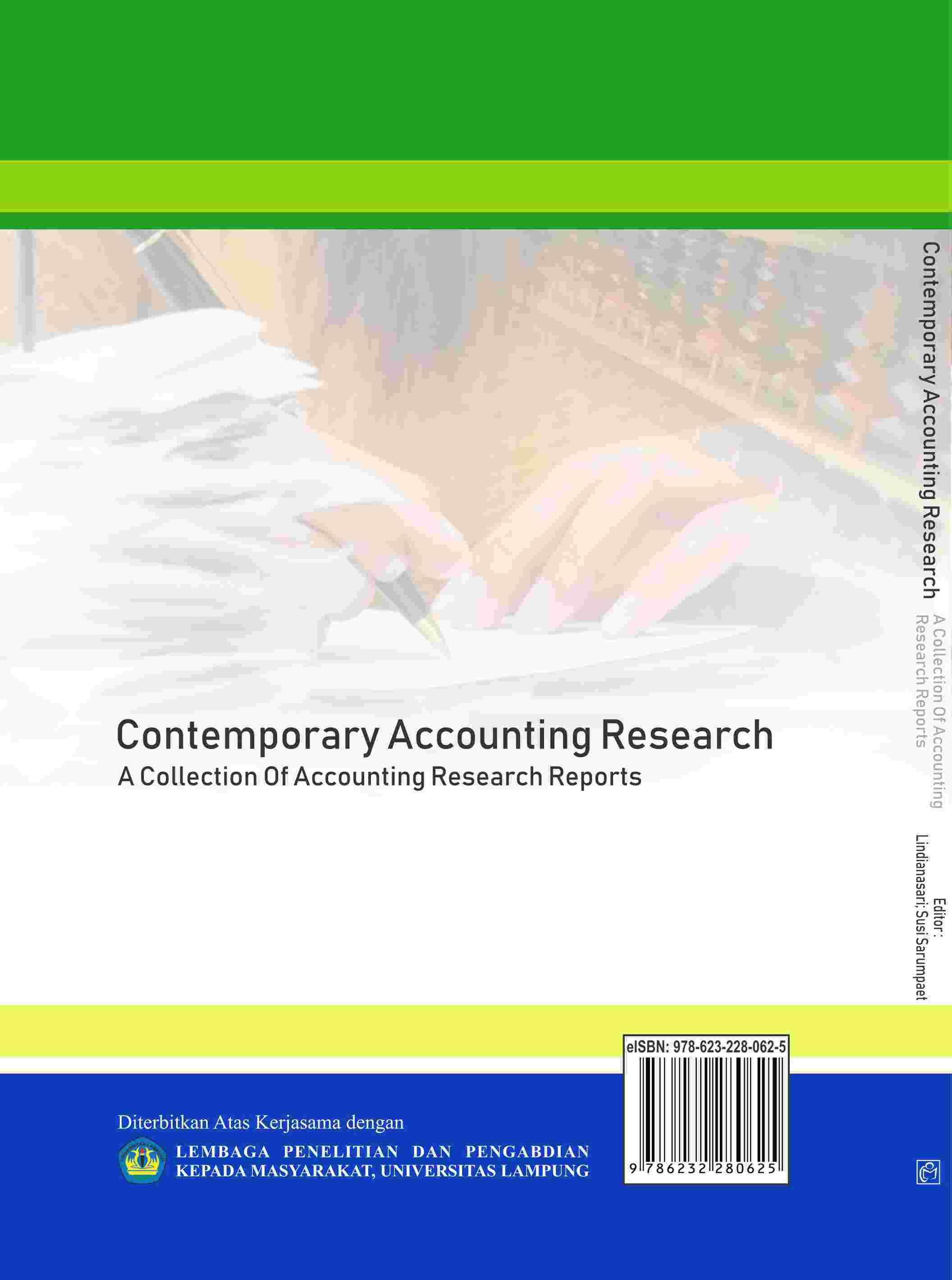 Sampul buku Contemporary Account...